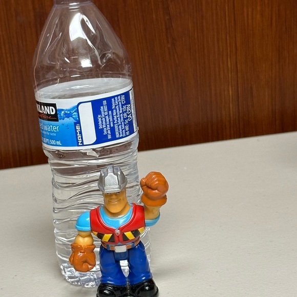 Paw Patrol Metallic Rubble Figure Action and Mattel Construction Worker Figure - Picture 14 of 14